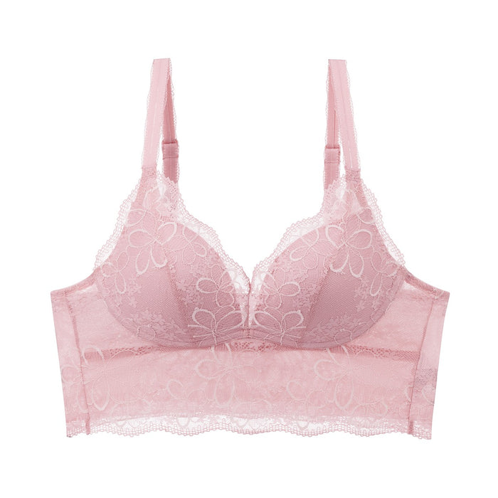 Aqua Plumeria Bustier - OPAL PINK