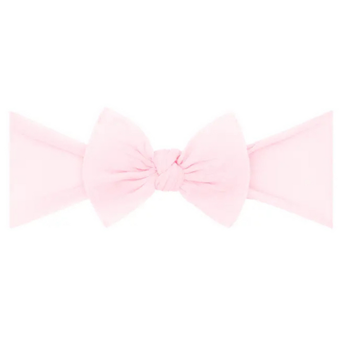 Baby Bling Itty Bitty Knot - Nylon Bow Headband