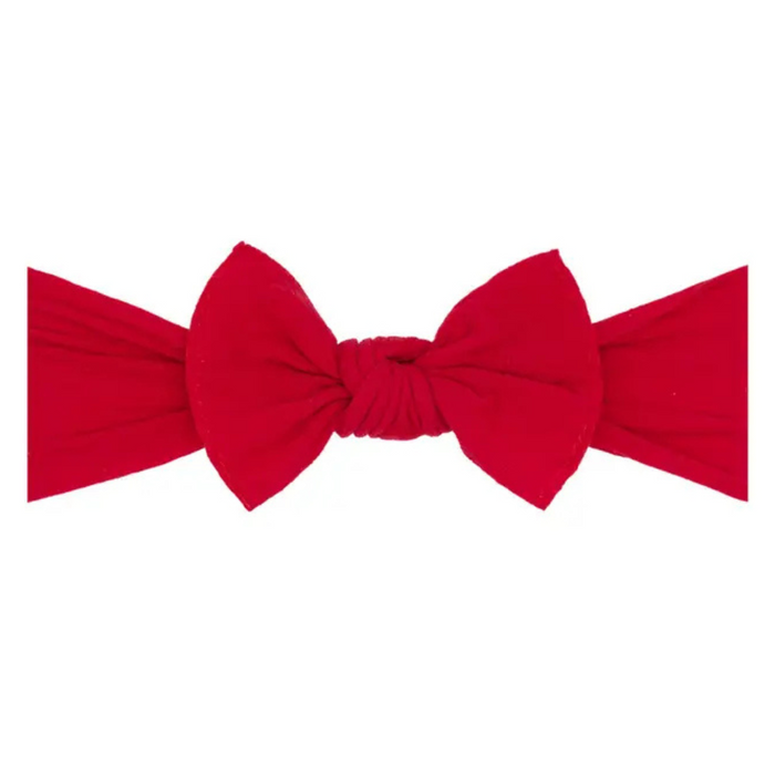 Baby Bling Itty Bitty Knot - Nylon Bow Headband