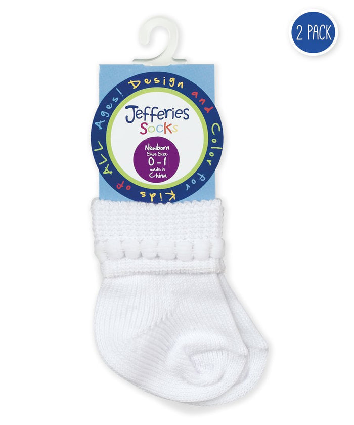 white bubble socks