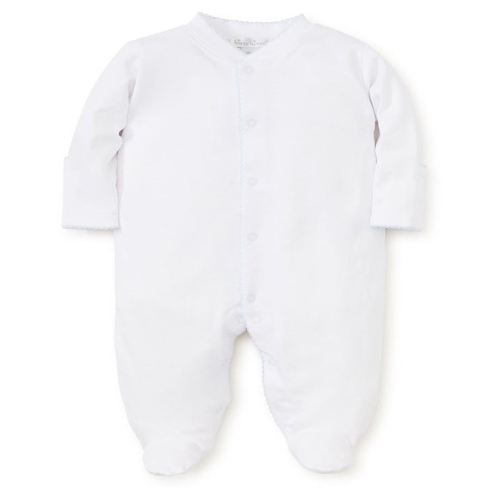 plain white footie.