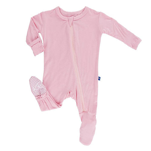 plain pink footie.