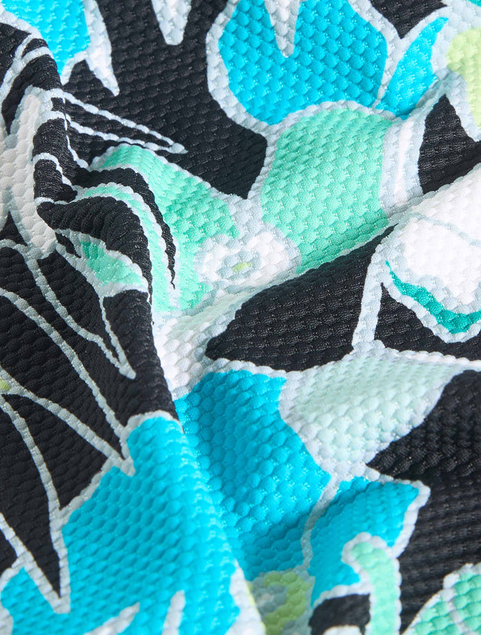 Beach House Erinna Racerback Textured Tankini Top - Eclectic Bloom - 004 Black Multi