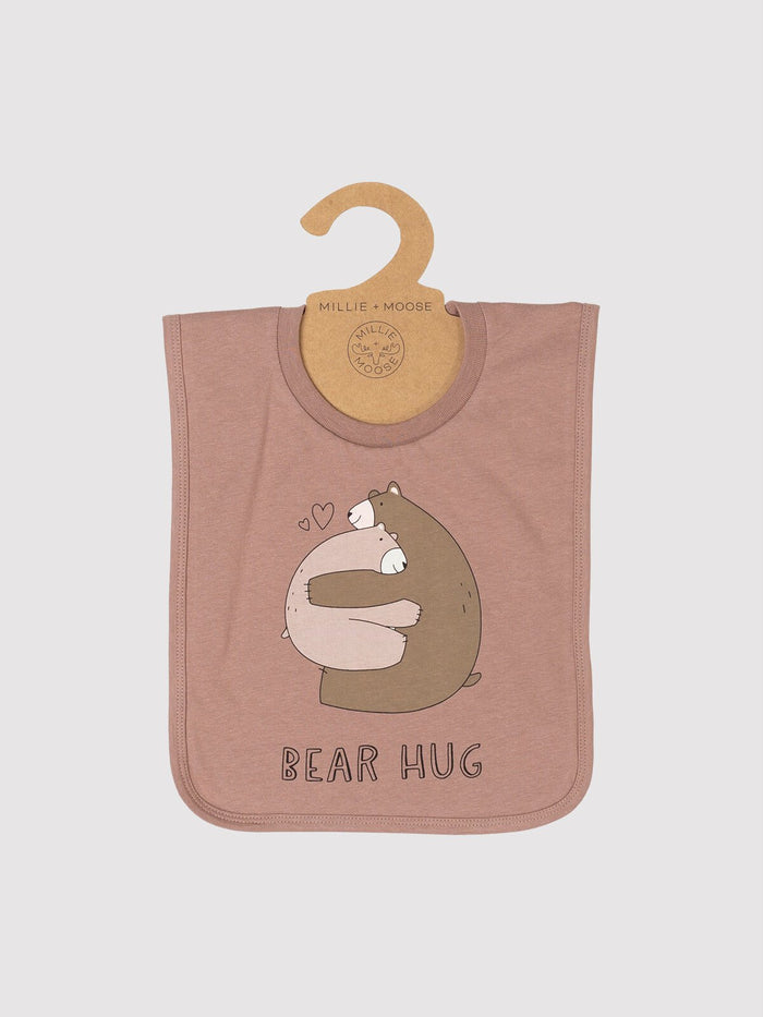 Bear Hug Infant Bib - Millie + Moose