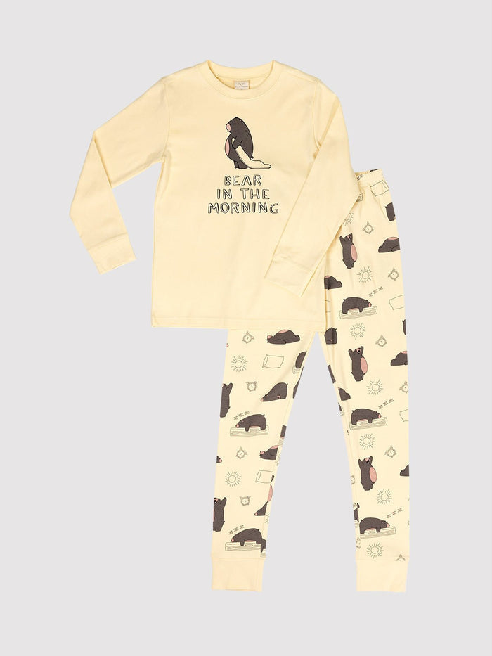 Bear in the Morning Kids PJ Set - Millie + Moose