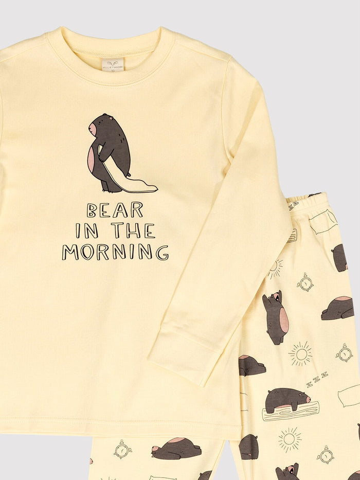 Bear in the Morning Kids PJ Set - Millie + Moose