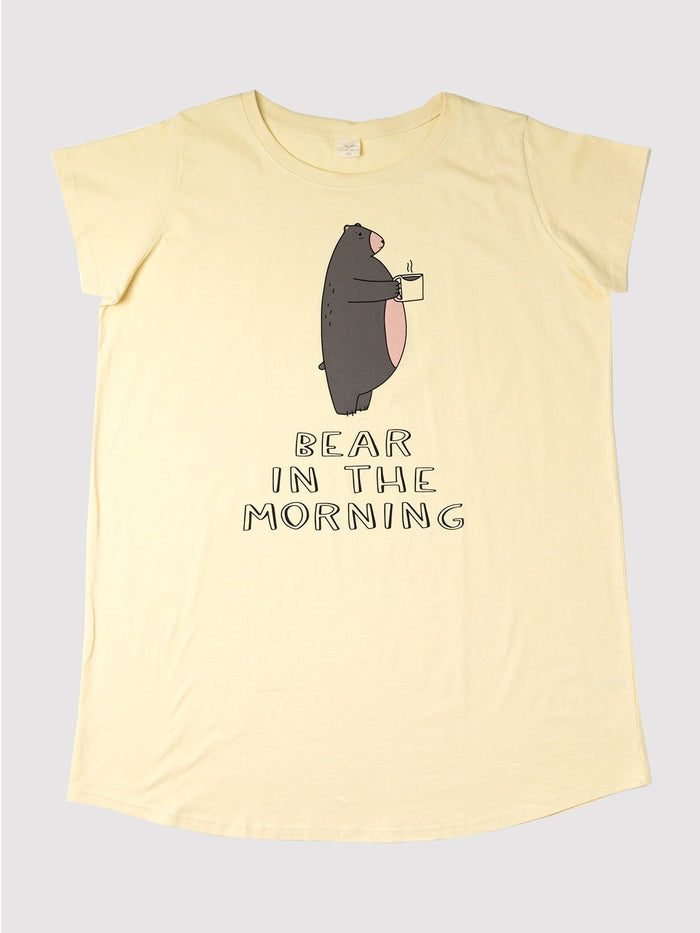 Bear in the Morning — Ladies Nightshirt - Millie + Moose