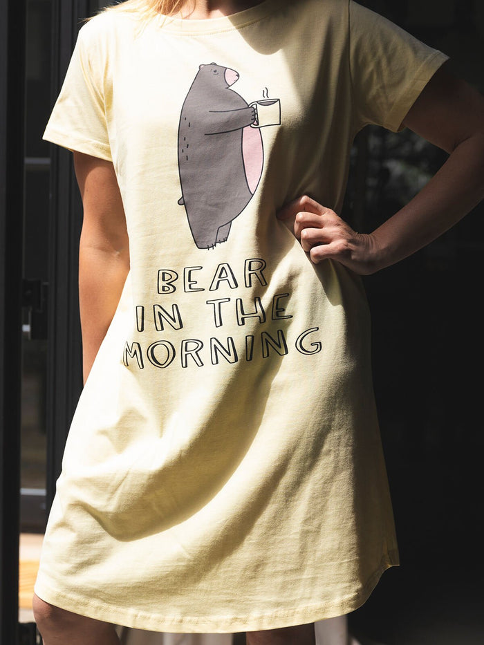 Bear in the Morning — Ladies Nightshirt - Millie + Moose