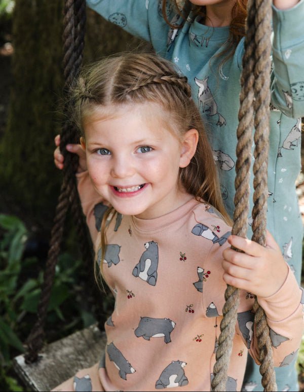 Beary Bear Kids PJ Set - Millie + Moose
