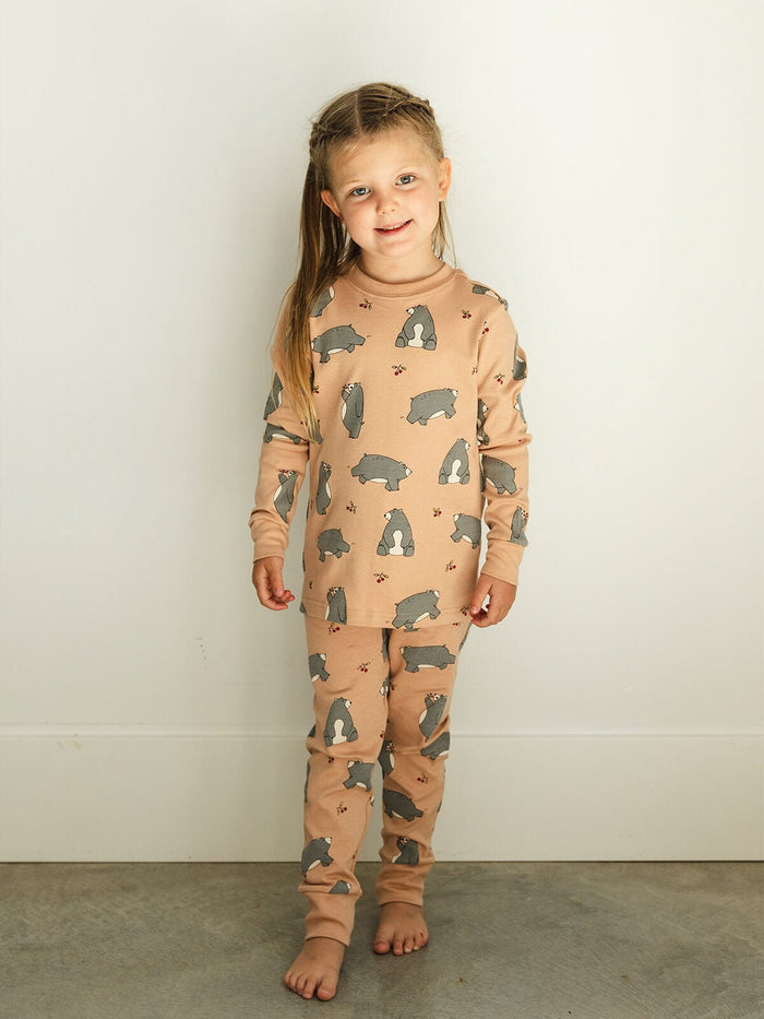 Beary Bear Kids PJ Set - Millie + Moose