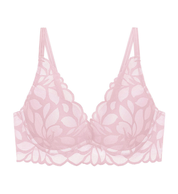 BEYOND BLOSSOMDEEP V WIRED PADDED BRA - LILAC ORCHIDEE