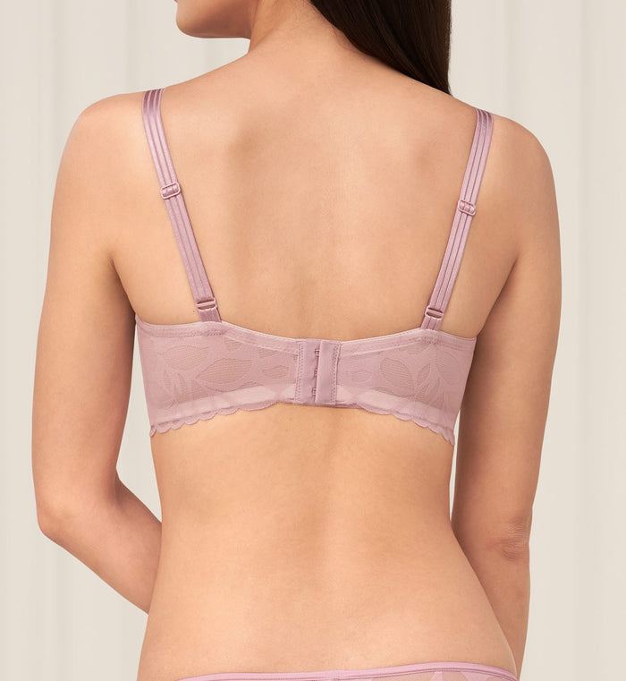 BEYOND BLOSSOMDEEP V WIRED PADDED BRA - LILAC ORCHIDEE