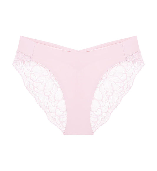 Body Make Up Illusion Lace High Leg Brief - PEROLA