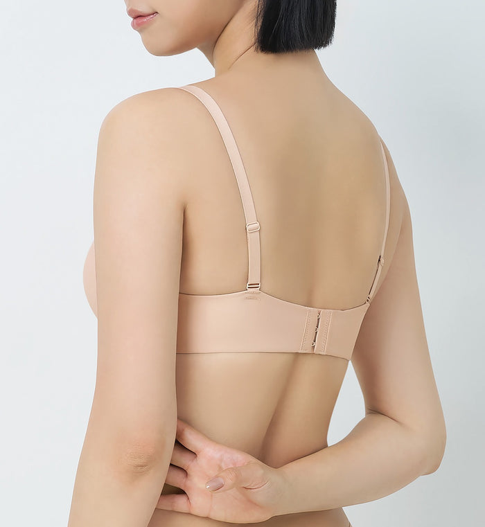 Body Make Up Illusion Smooth Wired Padded Bra - NUDE BEIGE