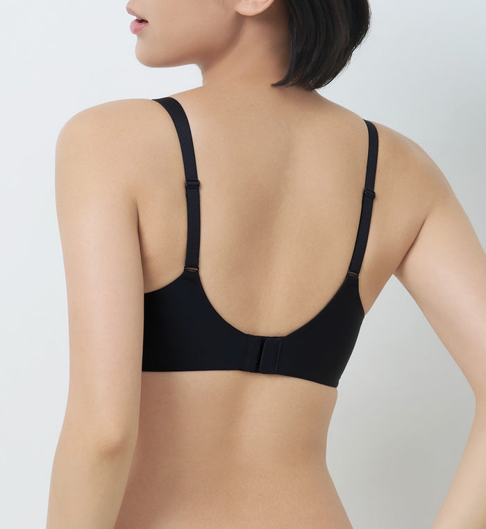 Body Make Up Illusion Smooth Wired Padded Bra - BLACK