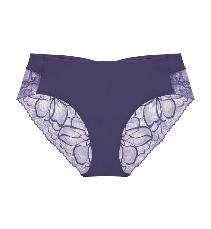 Body Makeup Illusion Lace Hipster - SLATE
