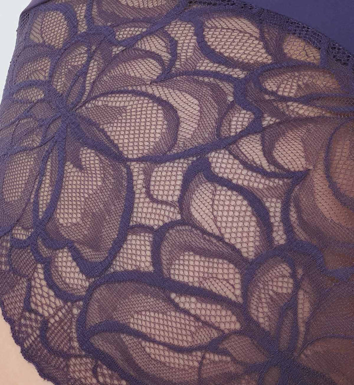 Body Makeup Illusion Lace Hipster - SLATE