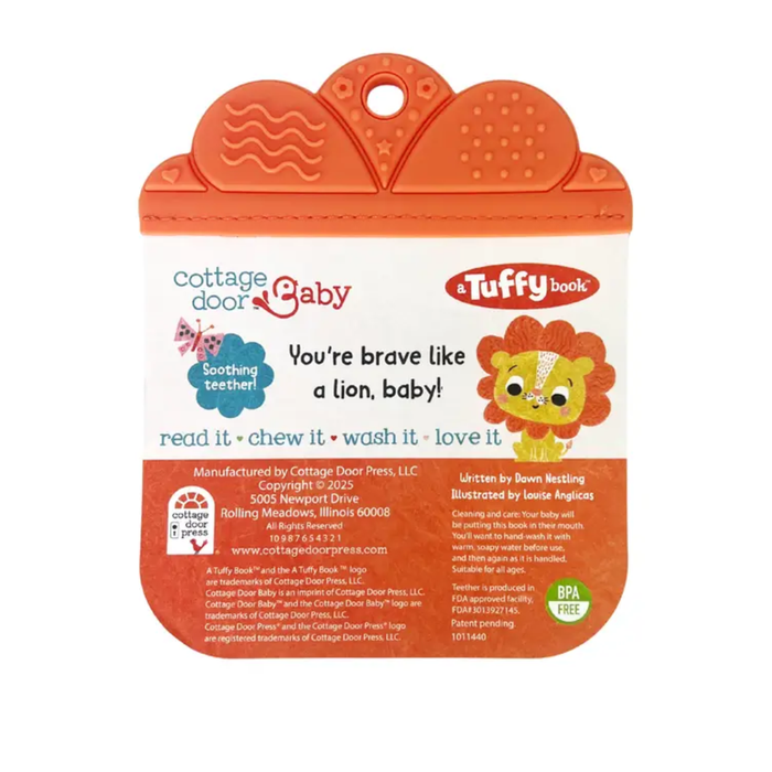 Brave Like a Lion Teether Book