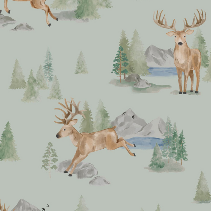 Buck Deer - 2 Way Zipper Bamboo Romper