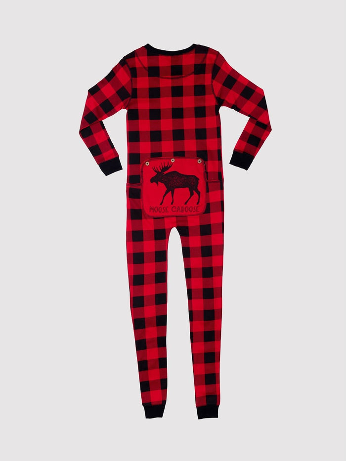 Buffalo Plaid — Adult Onesie - Millie + Moose