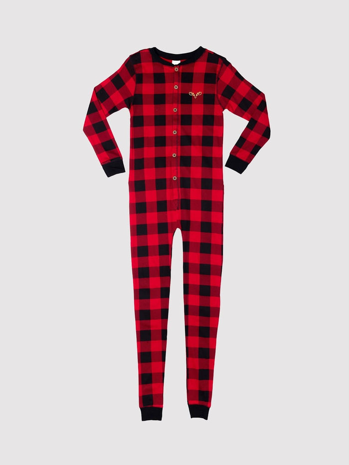 Buffalo Plaid — Adult Onesie - Millie + Moose