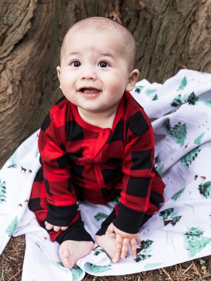 Buffalo Plaid — Infant Onesie - Millie + Moose
