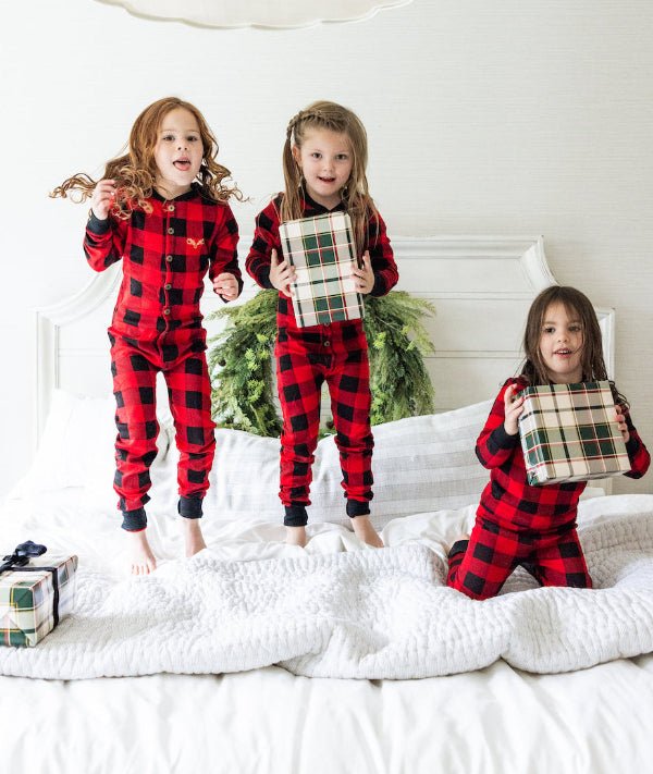 Buffalo Plaid Kids Onesie - Millie + Moose