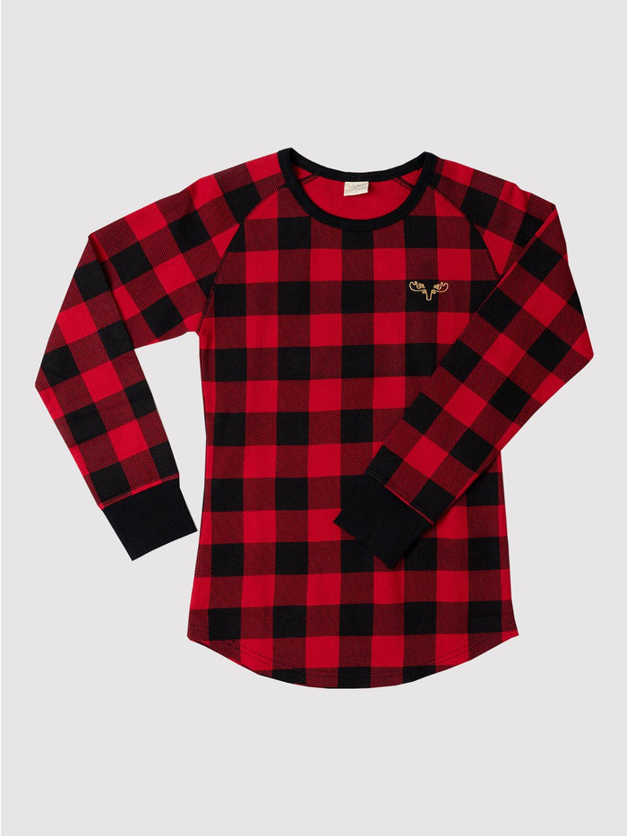 Buffalo Plaid — Ladies Long Sleeve - Millie + Moose