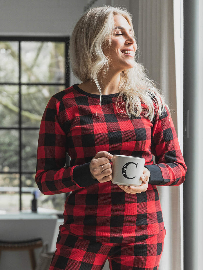 Buffalo Plaid — Ladies Long Sleeve - Millie + Moose