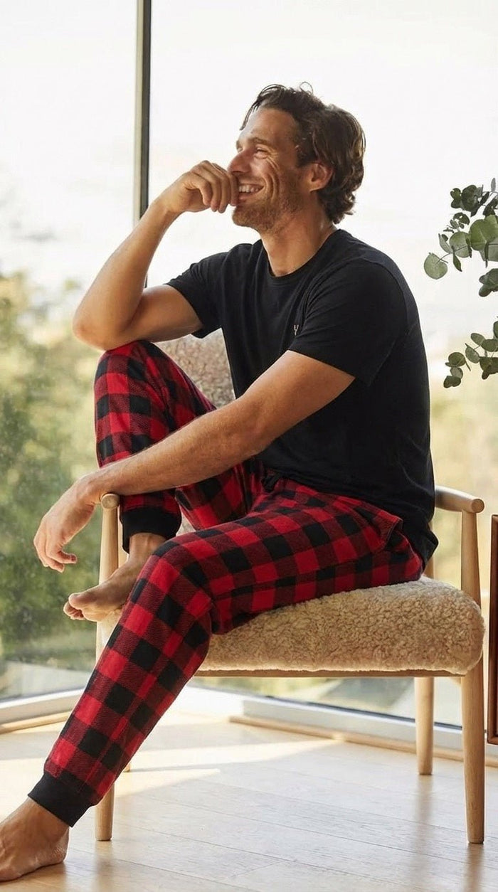 Buffalo Plaid — Men's Joggers - Millie + Moose