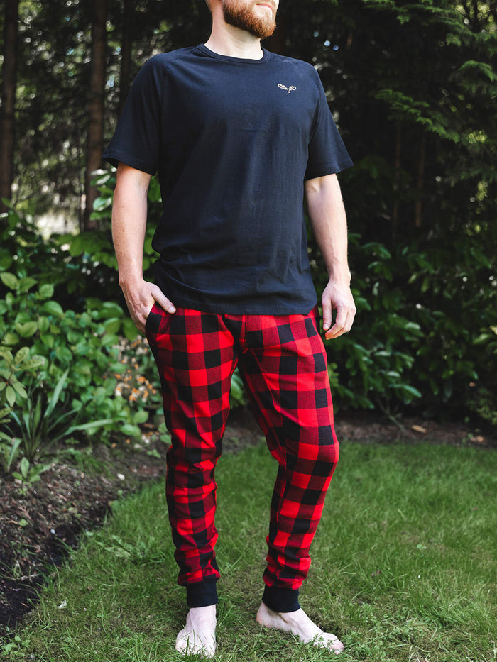 Buffalo Plaid — Men's Joggers - Millie + Moose
