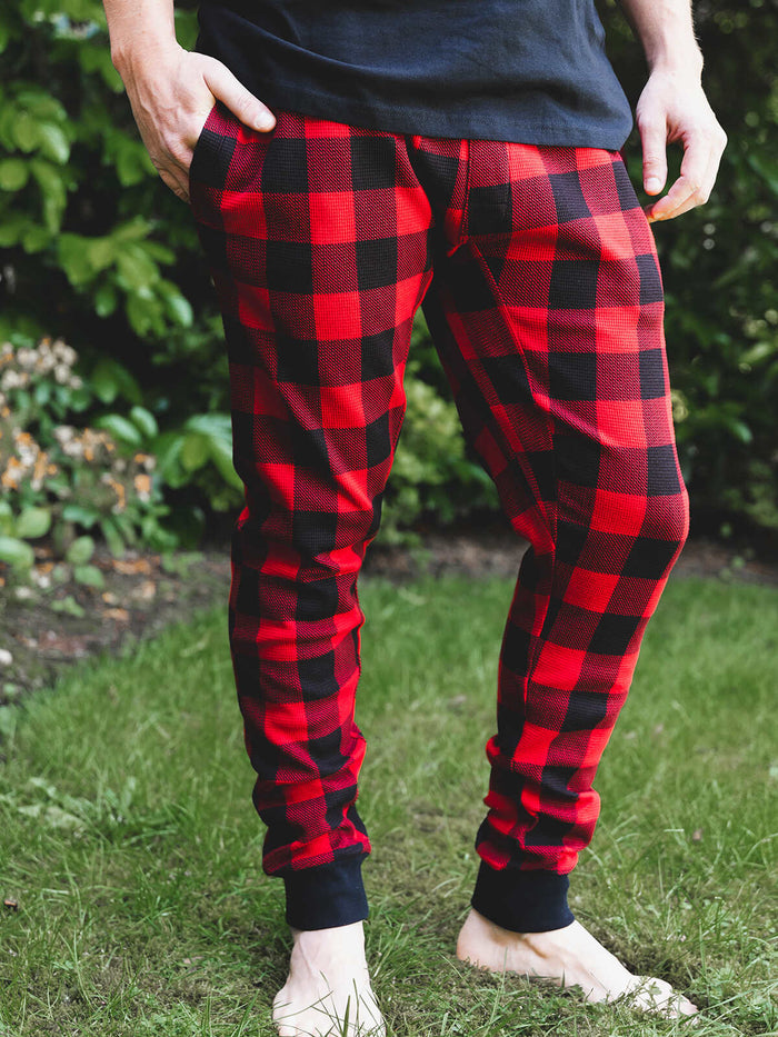 Buffalo Plaid — Men's Joggers - Millie + Moose