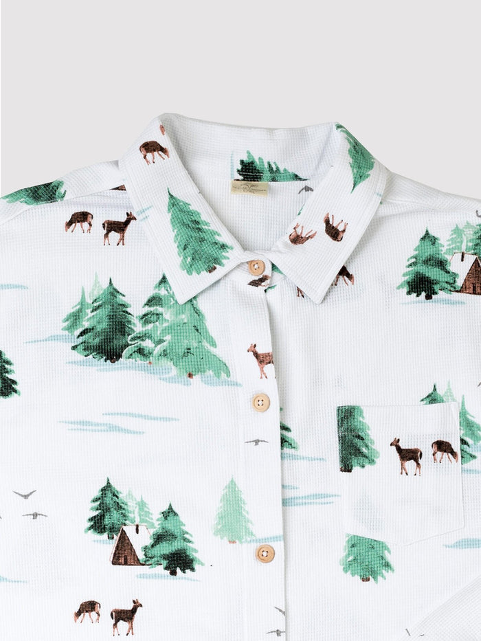 Cabin in the Woods — Button Nightshirt - Millie + Moose