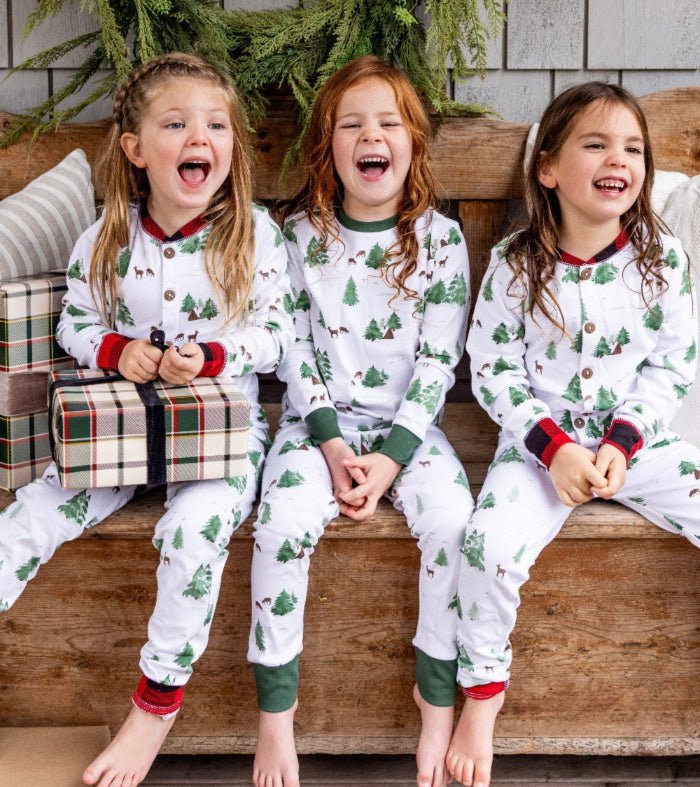 Cabin In The Woods Kids PJ Set - Millie + Moose