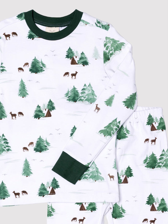 Cabin In The Woods Kids PJ Set - Millie + Moose