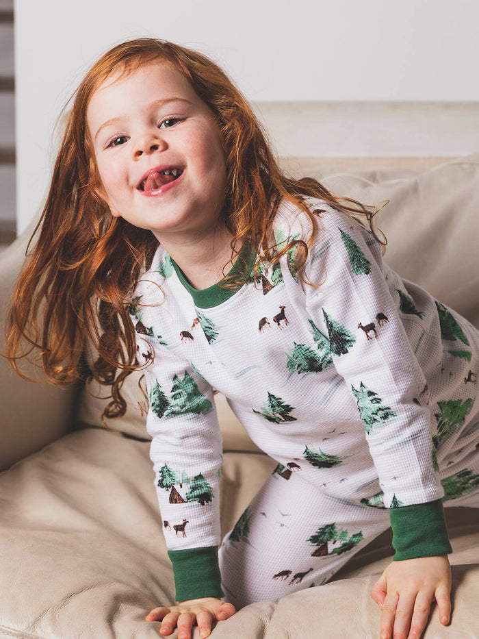 Cabin In The Woods Kids PJ Set - Millie + Moose