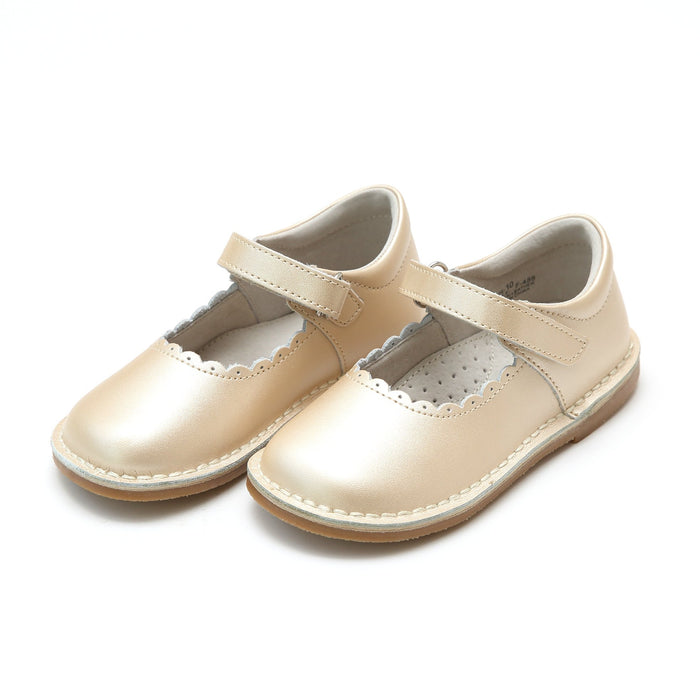 Caitlin Scalloped Stitch Down Mary Jane