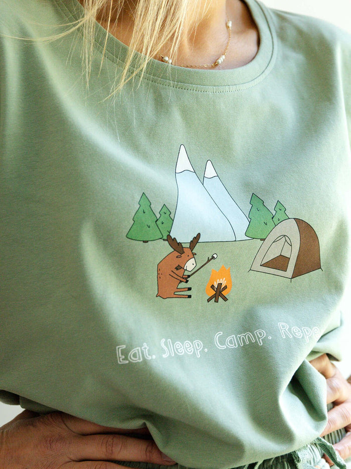 Camp — Ladies Lounge T - Millie + Moose
