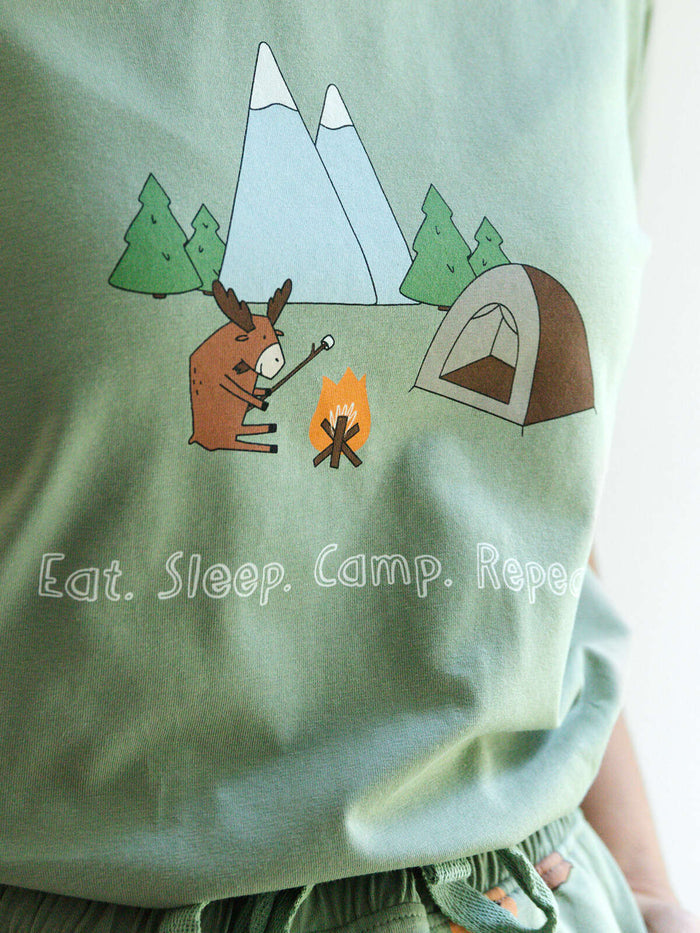 Camp — Ladies Lounge T - Millie + Moose