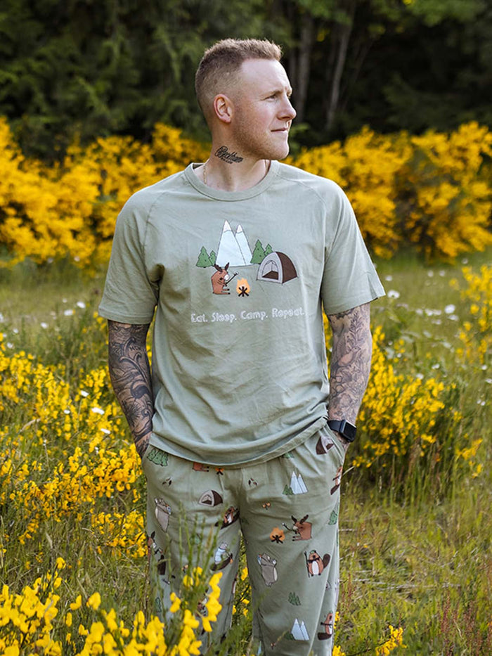 Camp — Men's PJ T - Millie + Moose