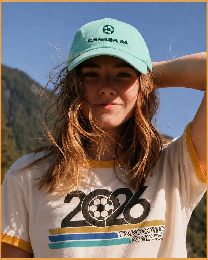 Canada 26 — Teal Dad Hat - Millie + Moose
