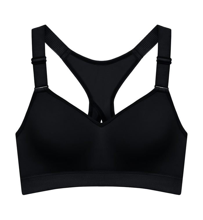 City Flow Limitless High-Impact Sports Bra - BLACK
