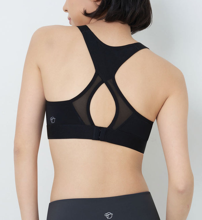 City Flow Limitless High-Impact Sports Bra - BLACK