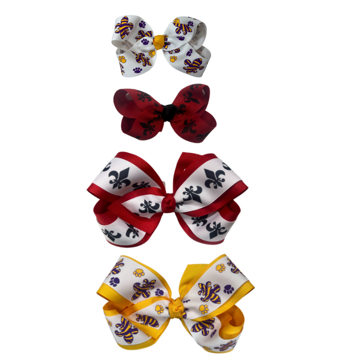 group picture of all the bows.