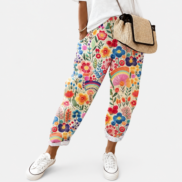 Comfort Pants Rainbow Garden