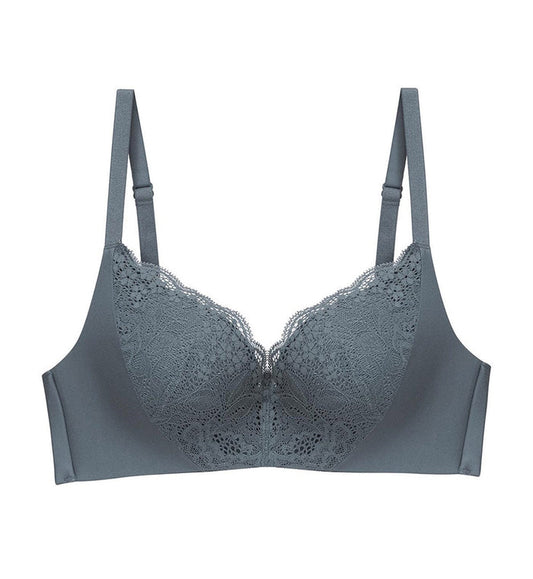 COMFORT TOUCH NON-WIRED PADDED BRA - GREY
