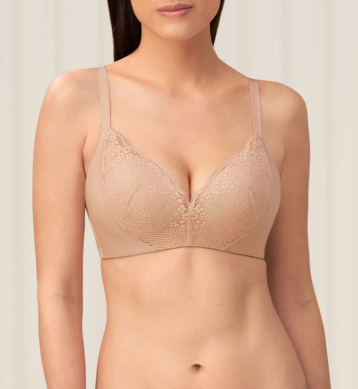 COMFORT TOUCH NON-WIRED PADDED BRA - NEUTRAL BEIGE