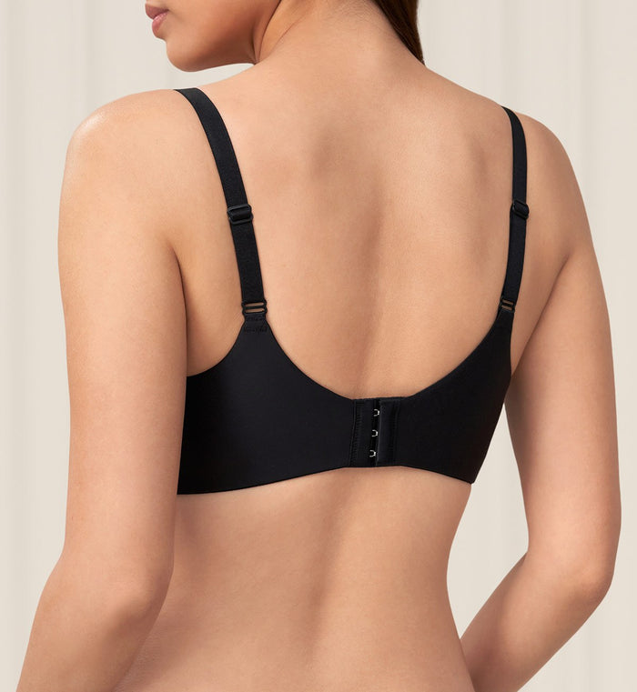 Comfort Touch Non-Wired Padded Bra - BLACK