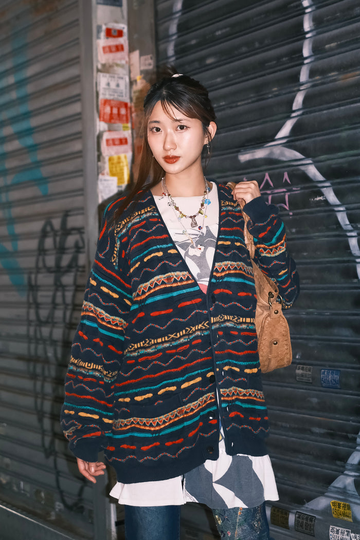 Coogi Style 3D Knitting Jacket