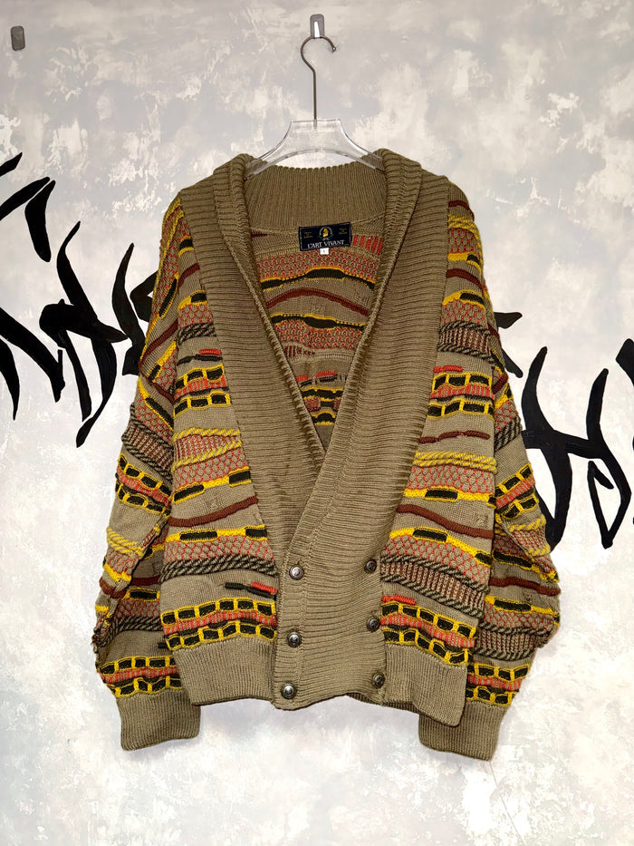 Coogi Style 3D Knitting Jacket